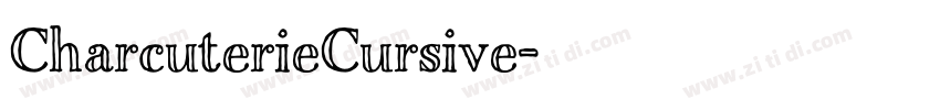 CharcuterieCursive字体转换 CharcuterieCursive字体转换