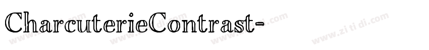 CharcuterieContrast字体转换