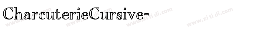 CharcuterieCursive字体转换 CharcuterieCursive字体转换
