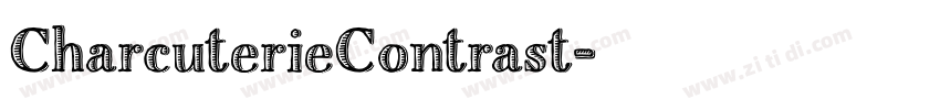 CharcuterieContrast字体转换