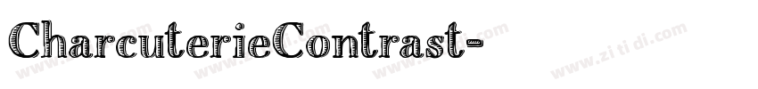 CharcuterieContrast字体转换