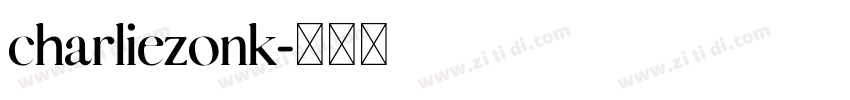 charliezonk字体转换