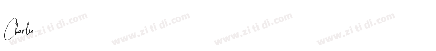 Charlie字体转换