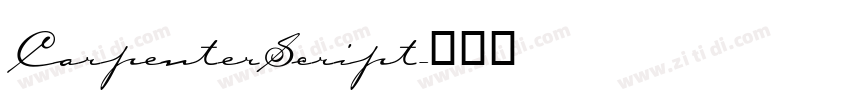 CarpenterScript字体转换