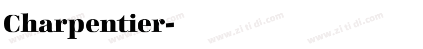 Charpentier字体转换