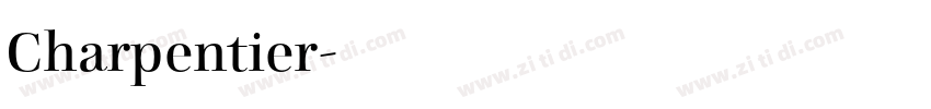 Charpentier字体转换
