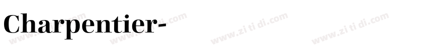 Charpentier字体转换