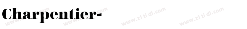 Charpentier字体转换