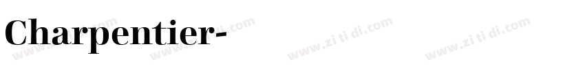 Charpentier字体转换