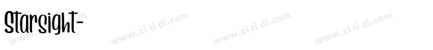 Starsight字体转换