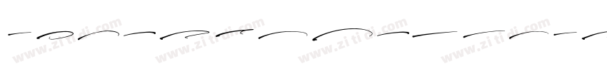 AmostelySignatureReg字体转换