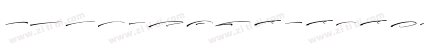 SignatureDecemberReg字体转换