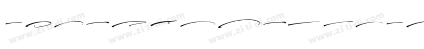 AmostelySignatureReg字体转换