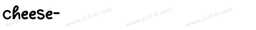 cheese字体转换