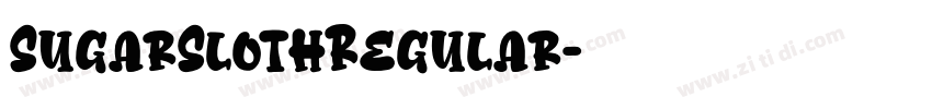 SugarSlothRegular字体转换