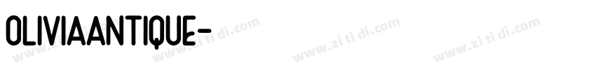 OliviaAntique字体转换