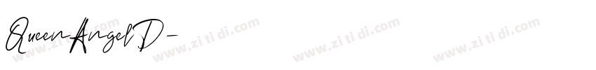 QueenAngelD字体转换