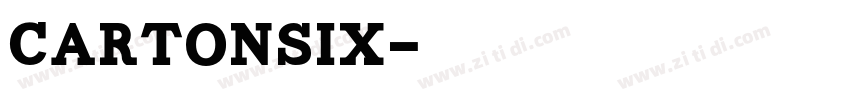 CartonSix字体转换