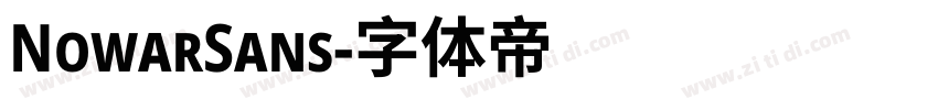 NowarSans字体转换