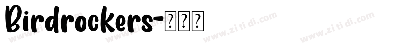 Birdrockers字体转换