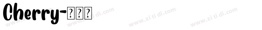 Cherry字体转换