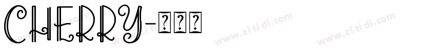 Cherry字体转换