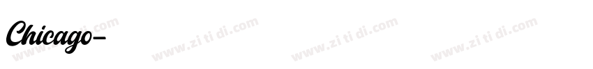 Chicago字体转换