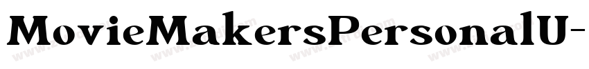 MovieMakersPersonalU字体转换