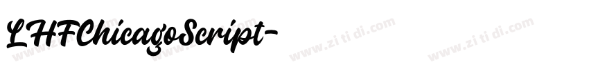LHFChicagoScript字体转换