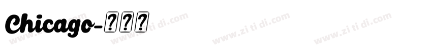 Chicago字体转换