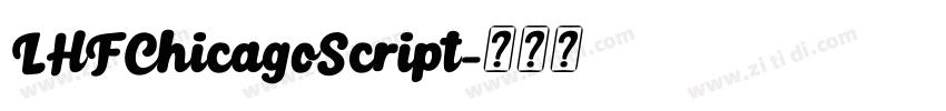 LHFChicagoScript字体转换