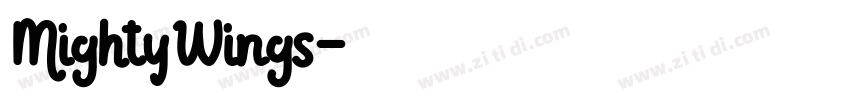 MightyWings字体转换