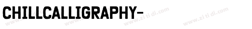 ChillCalligraphy字体转换