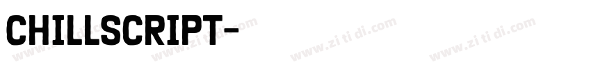 ChillScript字体转换