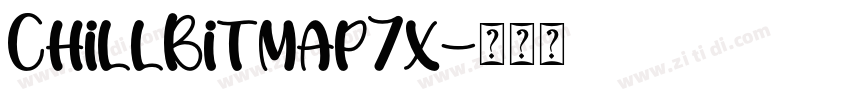 ChillBitmap7x字体转换
