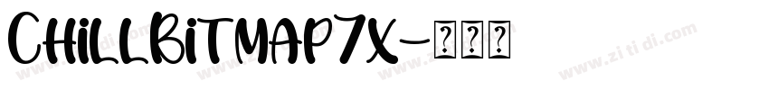 ChillBitmap7x字体转换