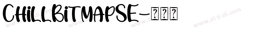 ChillBitmapSE字体转换
