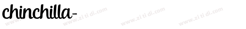 chinchilla字体转换