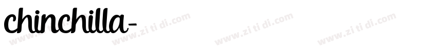 chinchilla字体转换