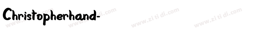 Christopherhand字体转换