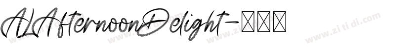 ALAfternoonDelight字体转换