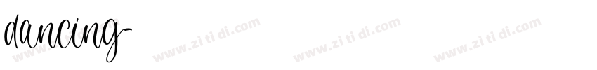 dancing字体转换