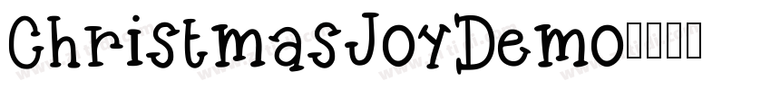 ChristmasJoyDemo字体转换