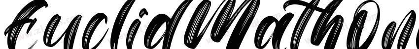 EuclidMathOne字体转换