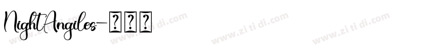 NightAngiles字体转换