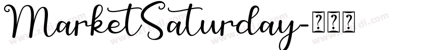 MarketSaturday字体转换