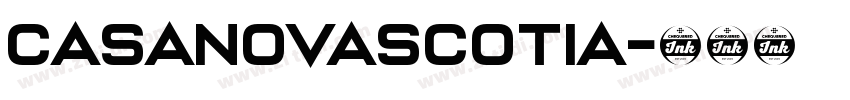 CasanovaScotia字体转换