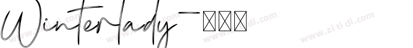 Winterlady字体转换