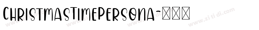 ChristmasTimePersona字体转换