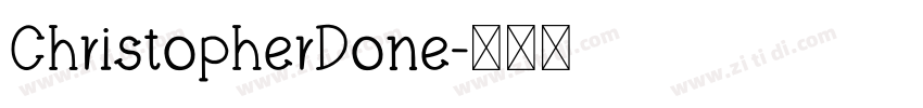 ChristopherDone字体转换